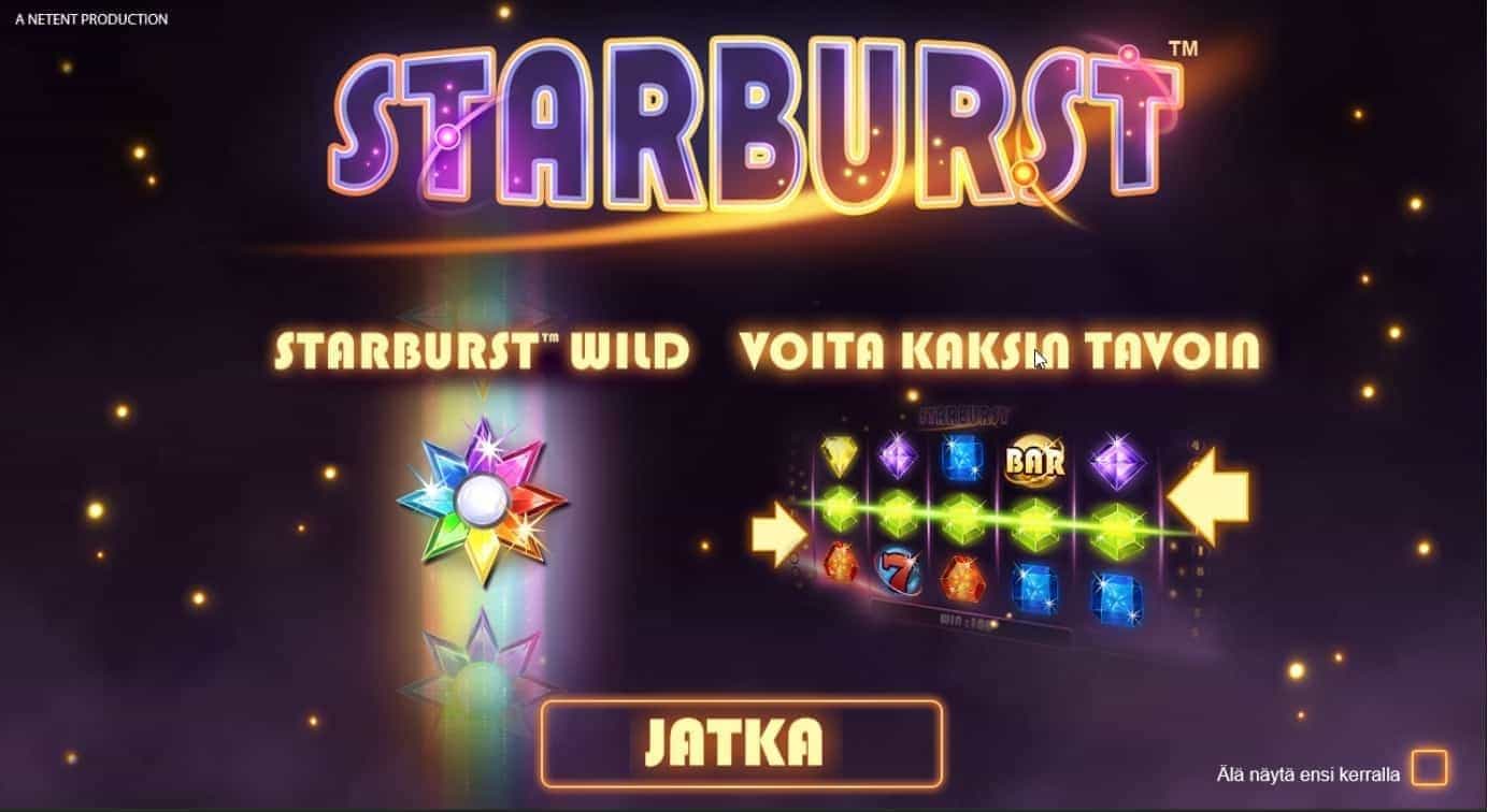 Starburst Wild: Voita kaksin tavoin.