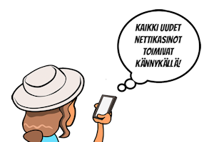 Kaikki uudet nettikasinot toimivat kännykällä!