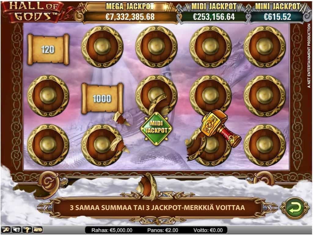Hall Of Gods Bonuspeli